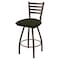 Holland Bar Stool Co 30" Swivel Bar Stool, Brnz Finish, Canter Pine Seat X410 - alternate 1